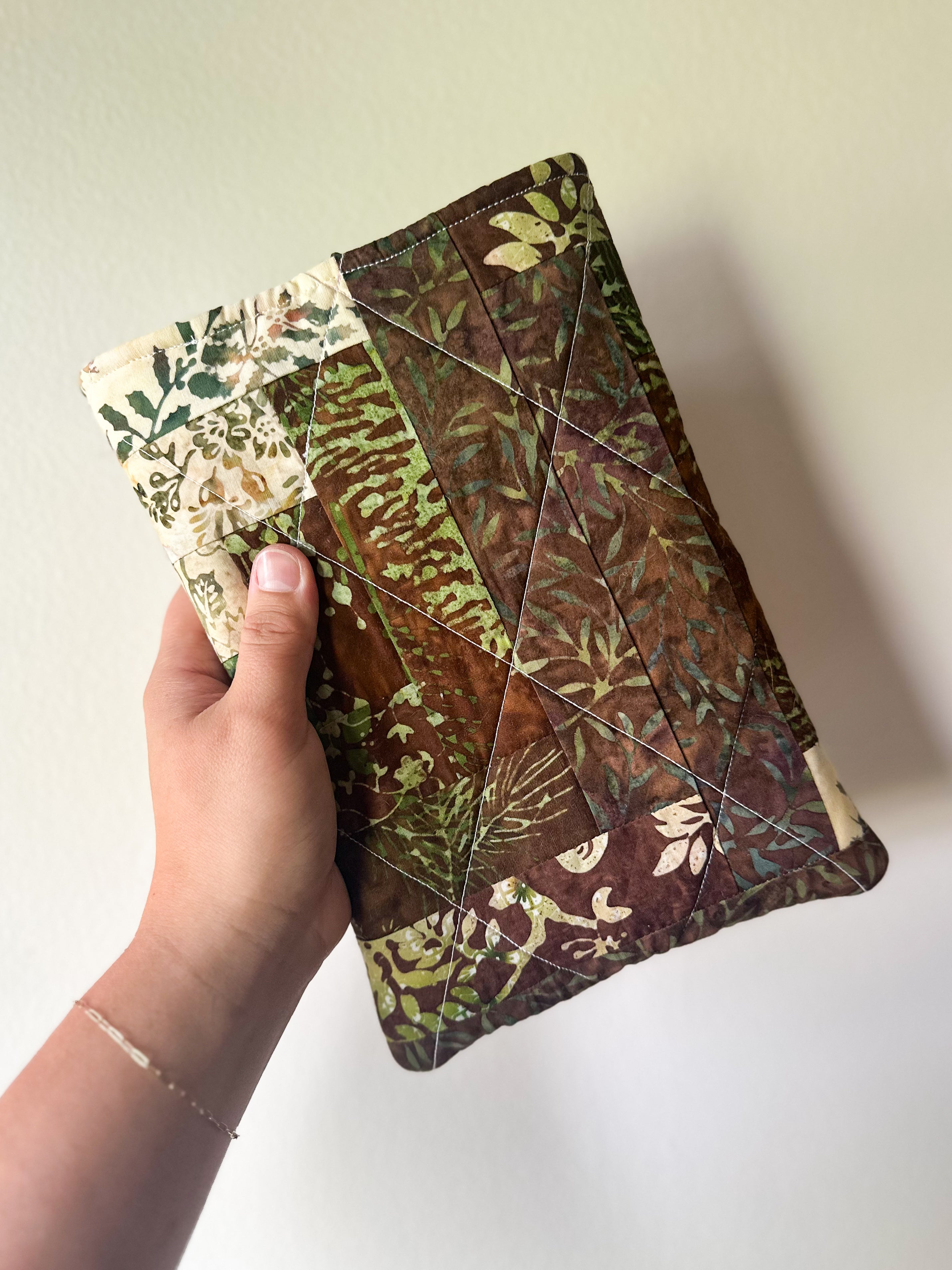 Quilted Book Sleeve