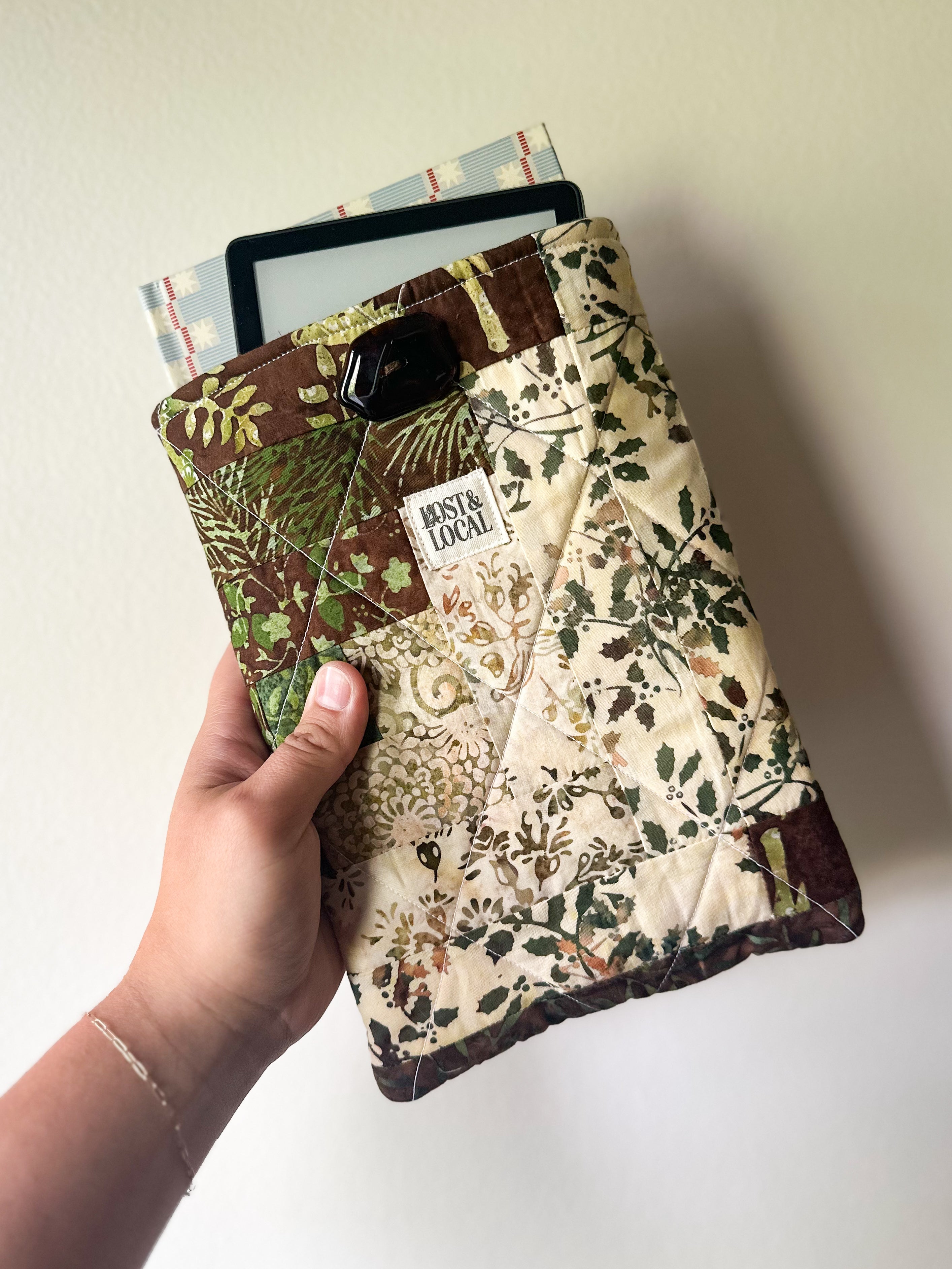 Quilted Book Sleeve