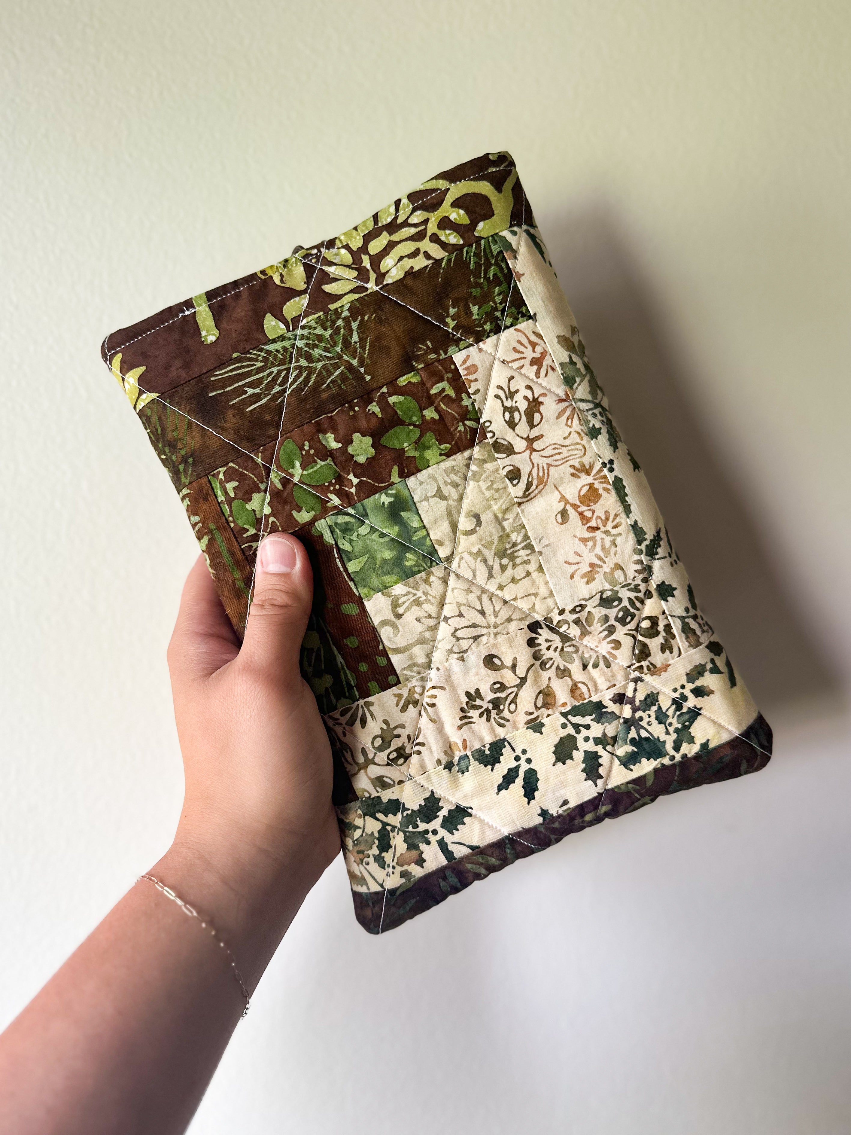 Quilted Book Sleeve