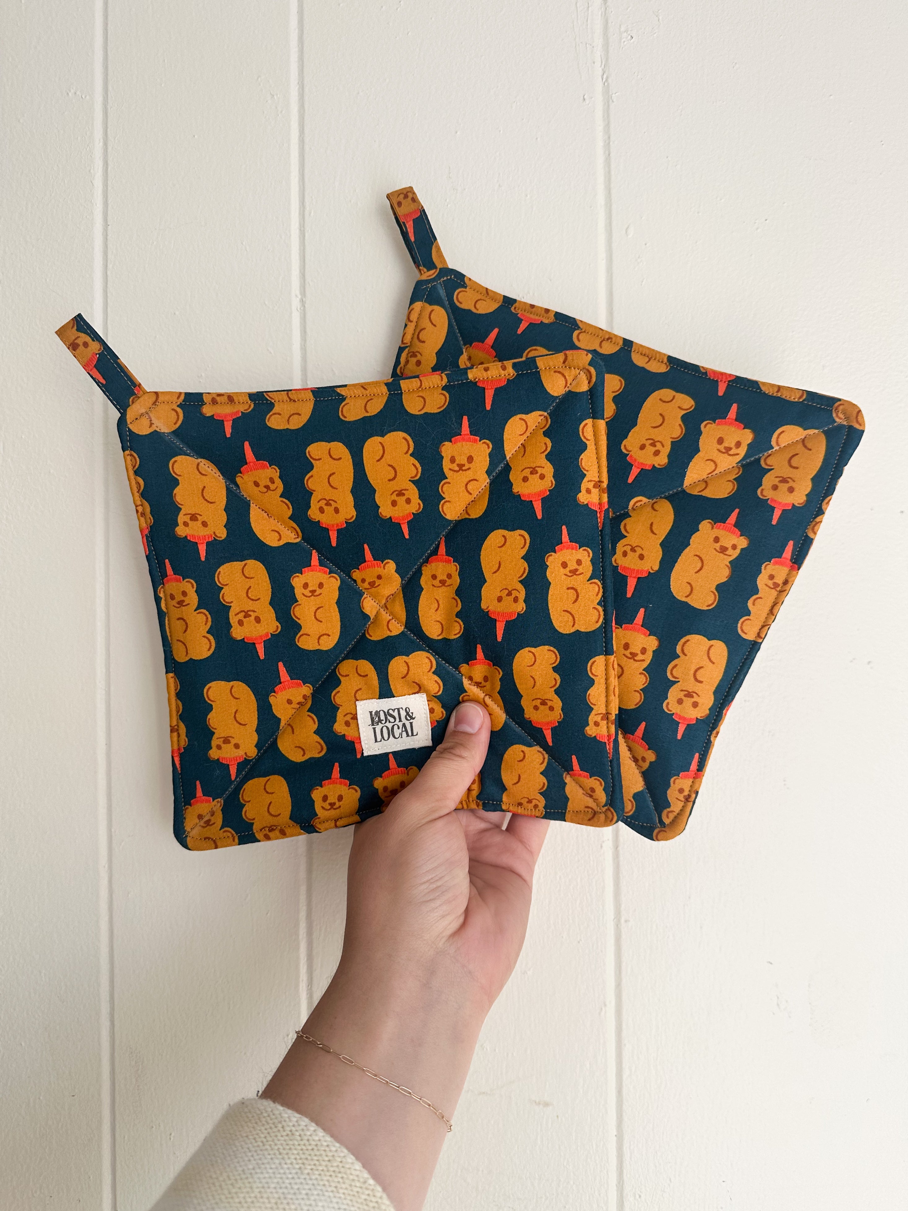 Honey Bear Pot Holder