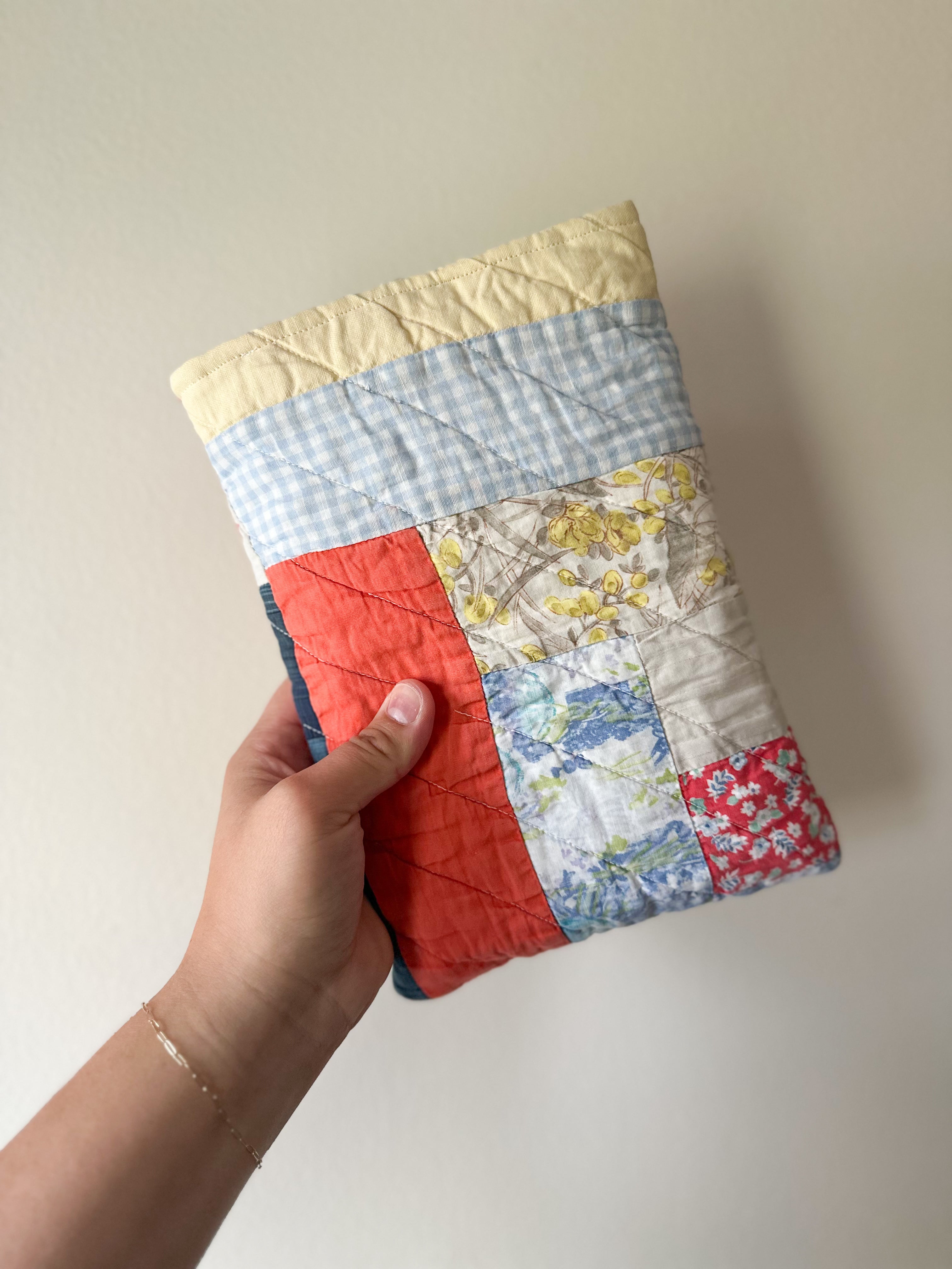 Quilted Book Sleeve