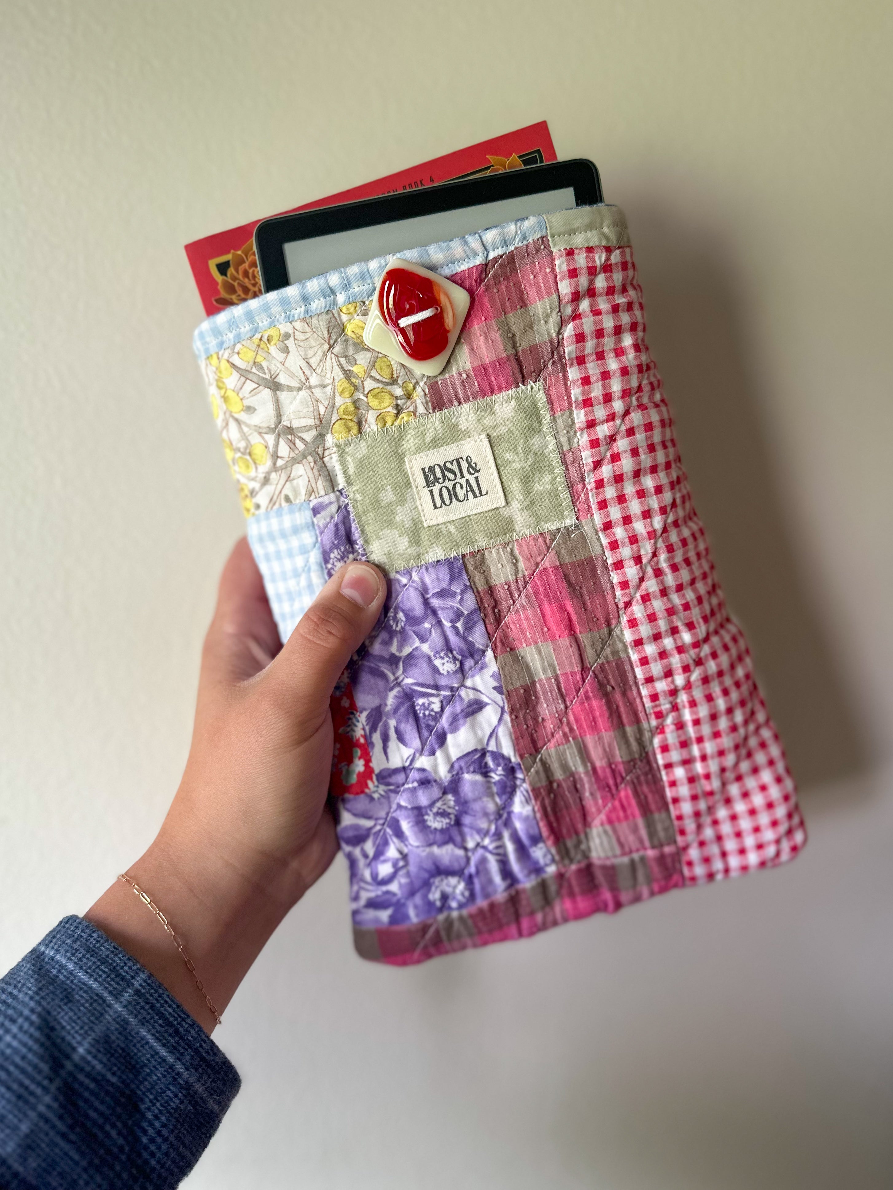 Quilted Book Sleeve